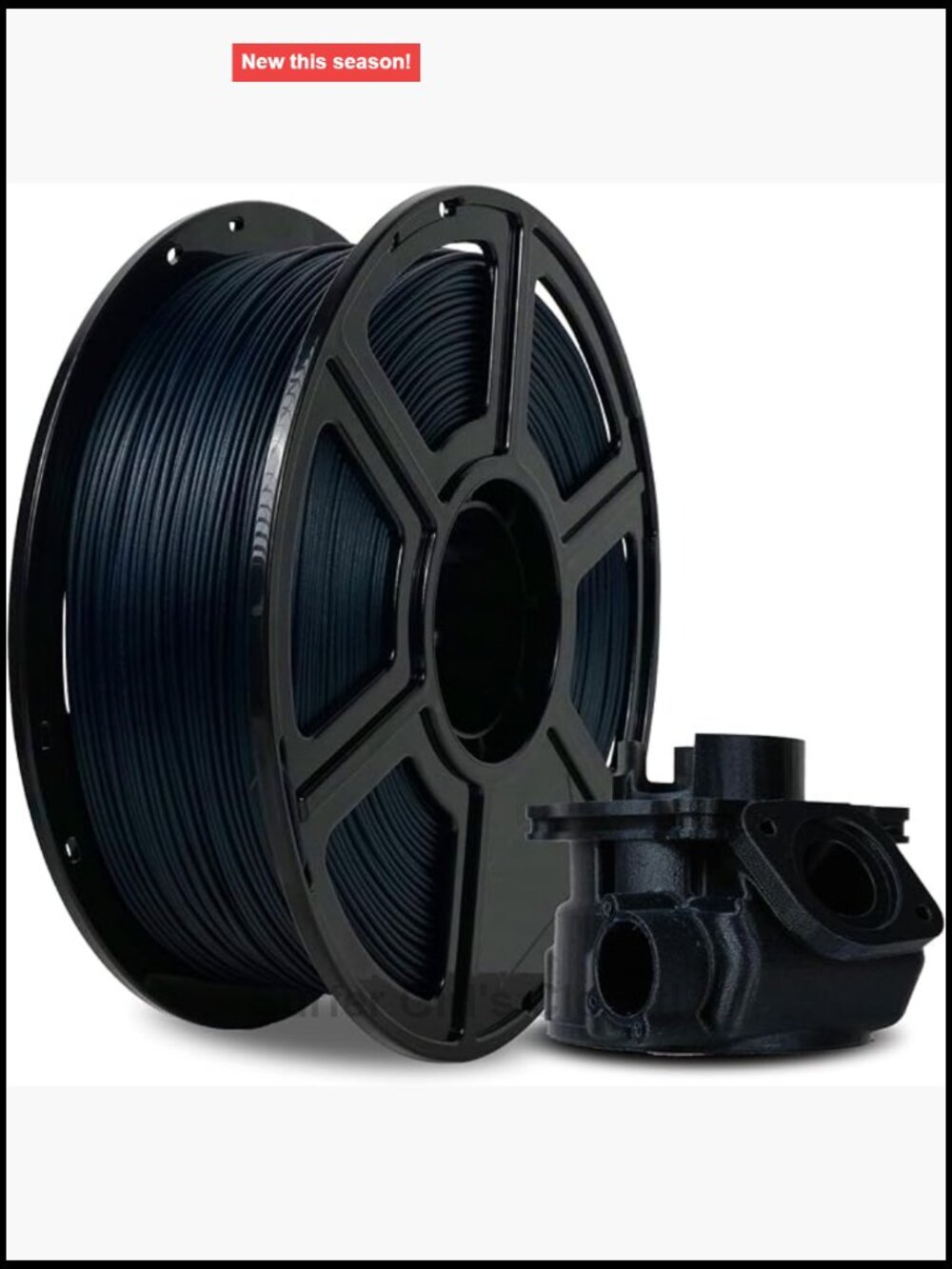 Carbon Fiber PETG Filament 1.75mm for 3D Printing, 1KG Spool, Heat Resistant